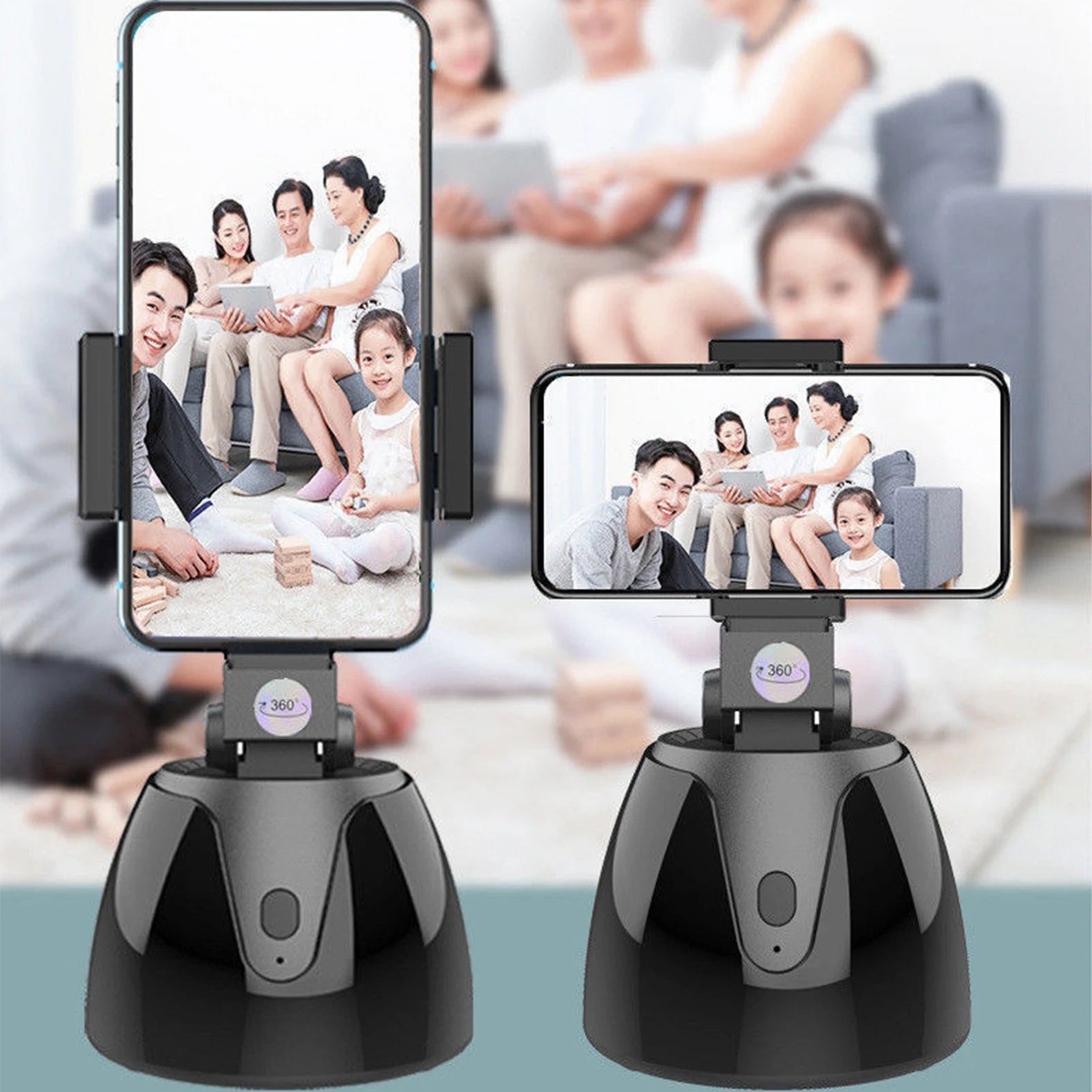 360° Object Tracking Holder Selfie Stick 360° Rotation Auto Face Object Tracking Release Your Hands Wireless BT Connection